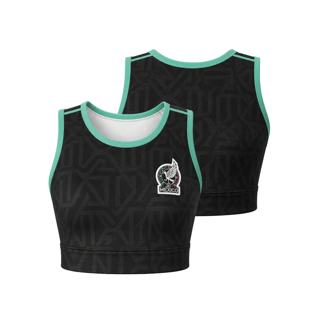 2026 Fashion Mexico Women Stylish Jersey Crop Tops