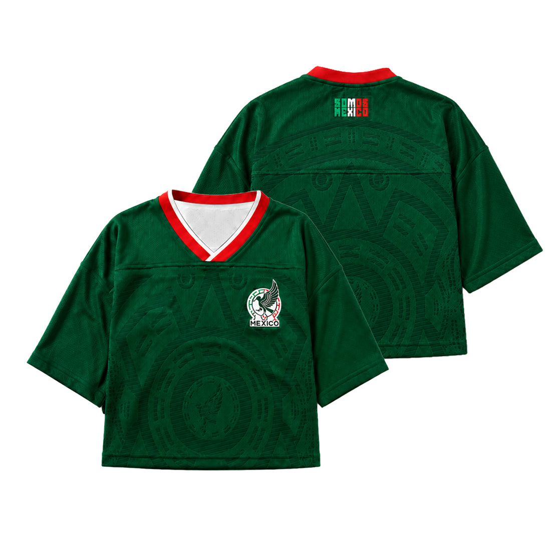 Mexico Fashion Women V Neck Streetwear Crop Tops