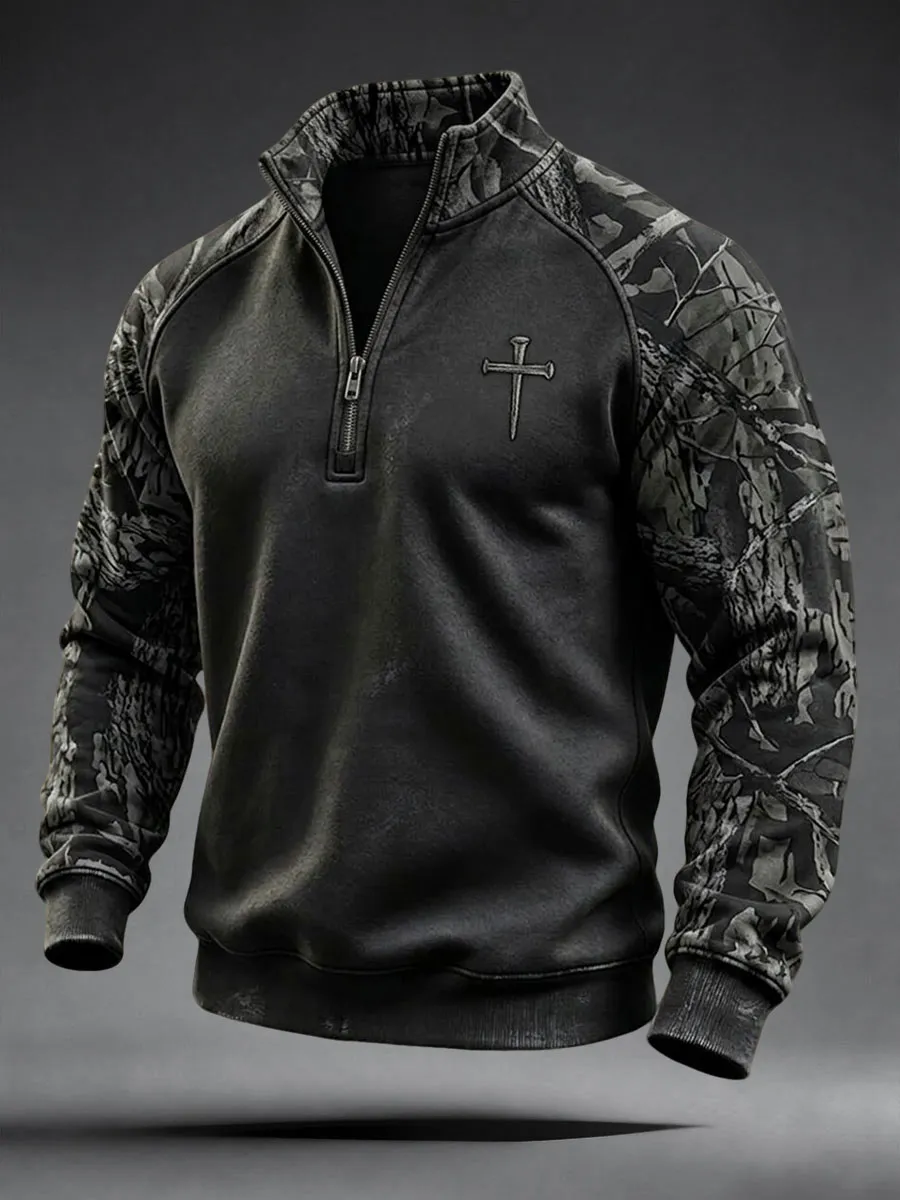 Men's Christian Art Cross Sweatshirt