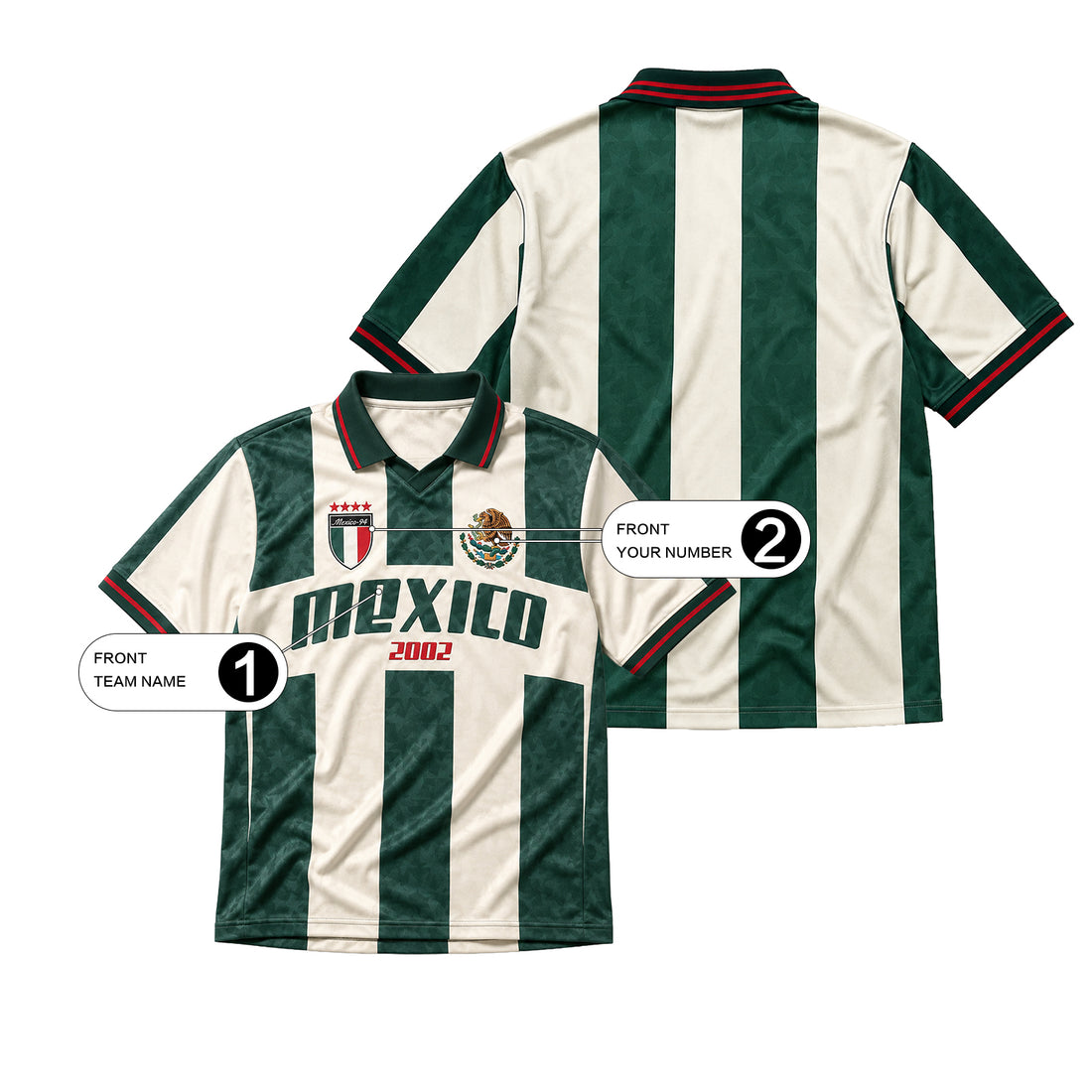 2026 Mexico Men Custom Sports Streetwear Jersey
