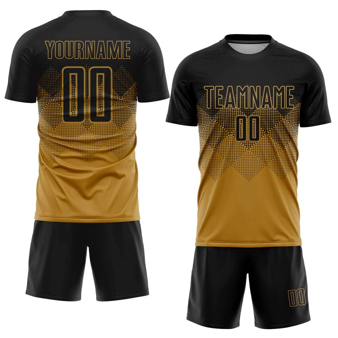 Custom Gradient Soccer Jerseys Sets Youth Men