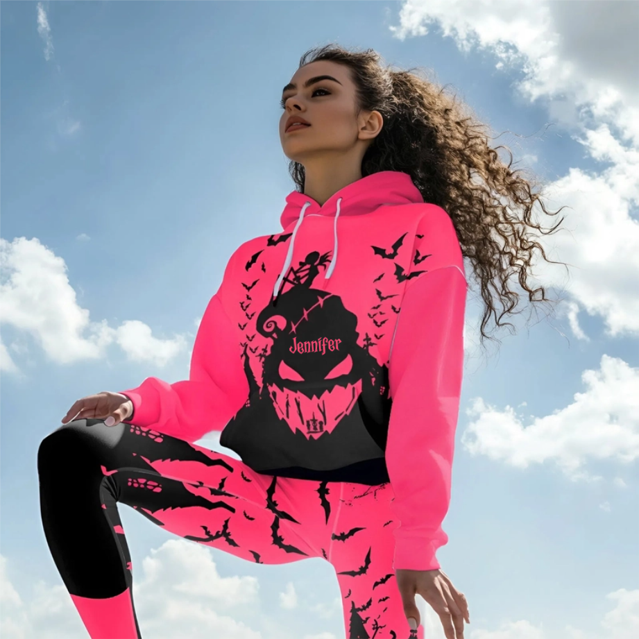 Nibc Spooky Boogie Man - Personalized Hoodie And Leggings - Gift For Her