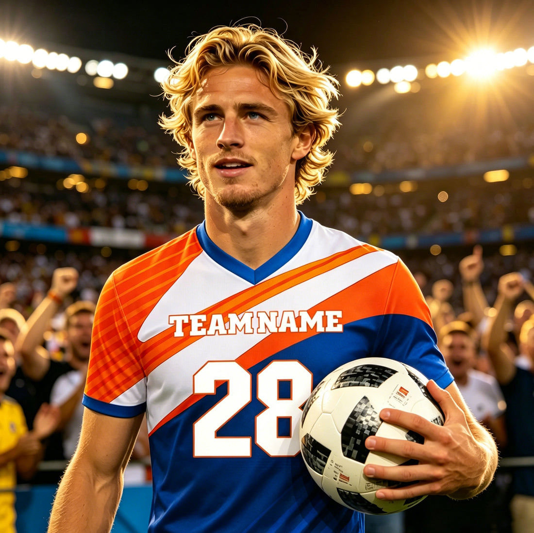 Men's Custom Soccer Jersey Personalized Soccer T-Shirts with Team Name Number Logo Fans Gifts Tops