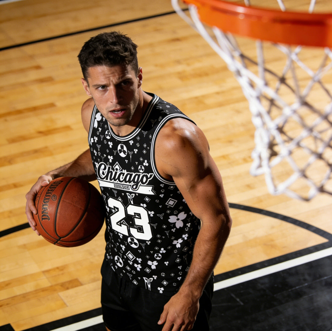 Custom Personalized Reversible Basketball Jerseys Printed Name Number Logo Training Jerseys for Men Tops