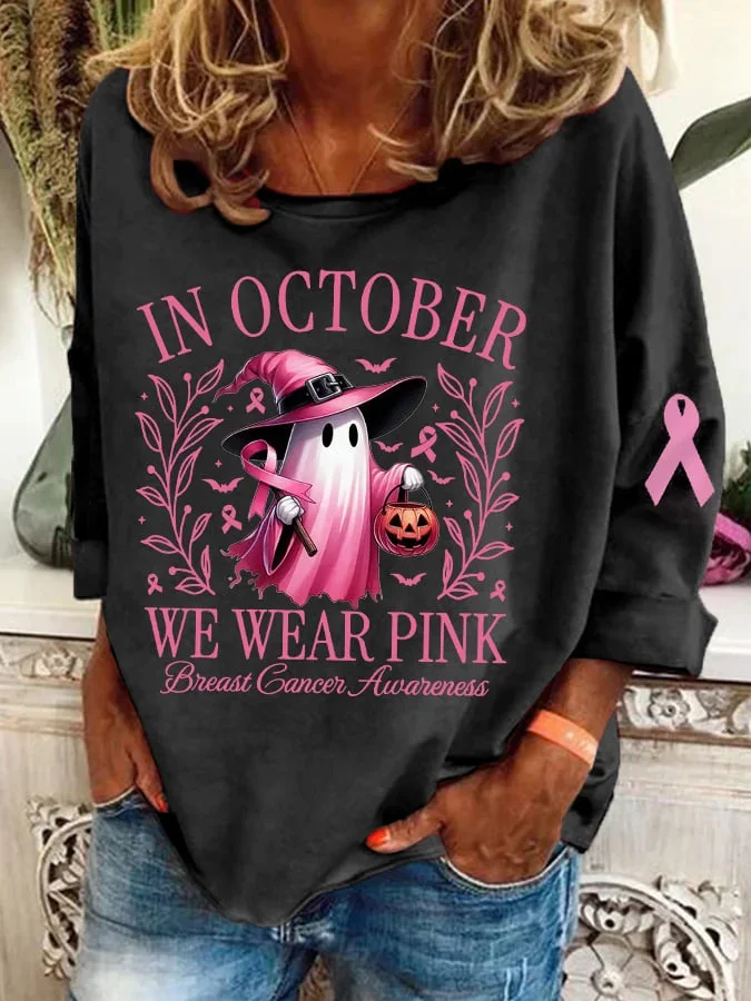 Women Floral Long Sleeve Tee T-shirt Crew Neck Printing Casual Top