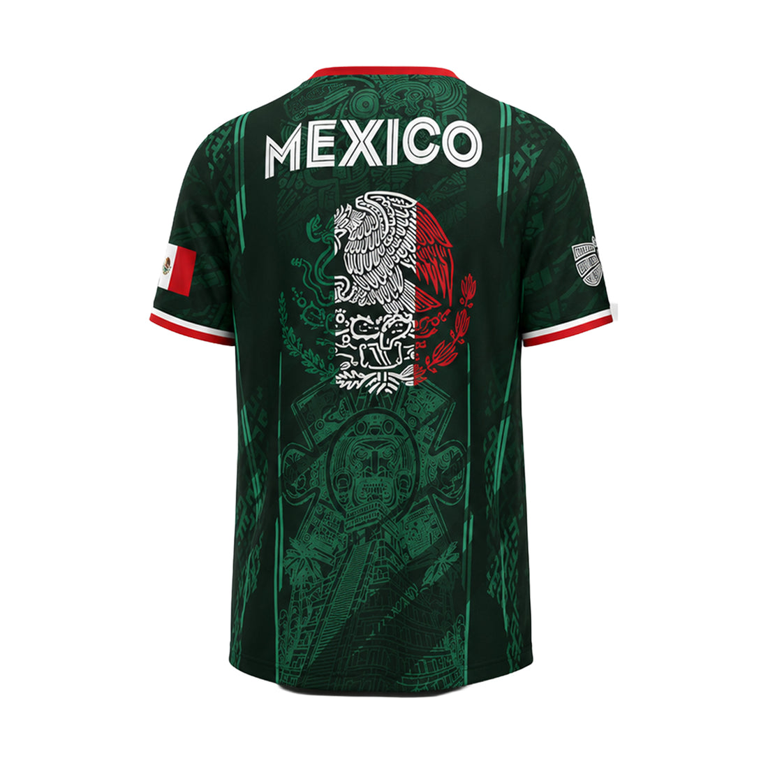 Mexico Jersey for Men Mexican Flag Shirt Mexico V Neck Soccer Jersey Tops