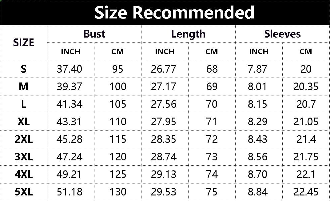 Plus Size Women's Christian Peter Pan collar T-shirts size guide